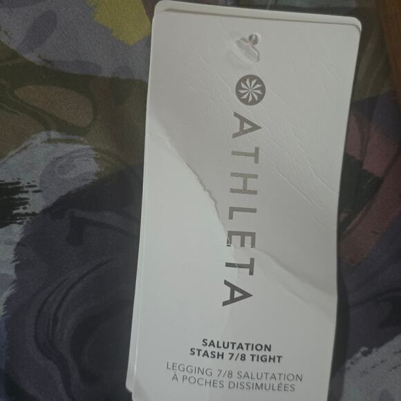 NWT, Athleta Women’s Salutation Stash Pocket II 7/8 Tight Legging, Size 2XL - Picture 2 of 6